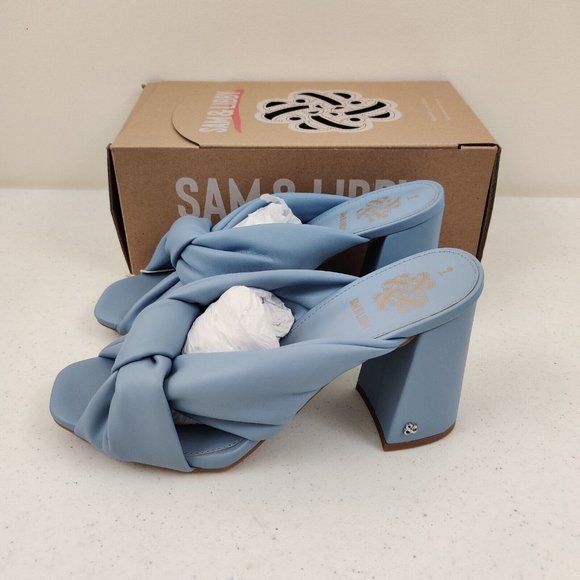 Sam & Libby Women's Dress Jovanna Sandal Blue US Womens Size 9 With Box & Tags - Picture 3 of 7
